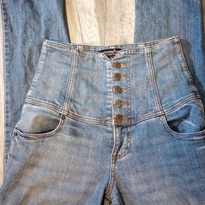 LondonJean Women’s Size 6 Mom Jeans.  Super High Waisted Vintage London Jean